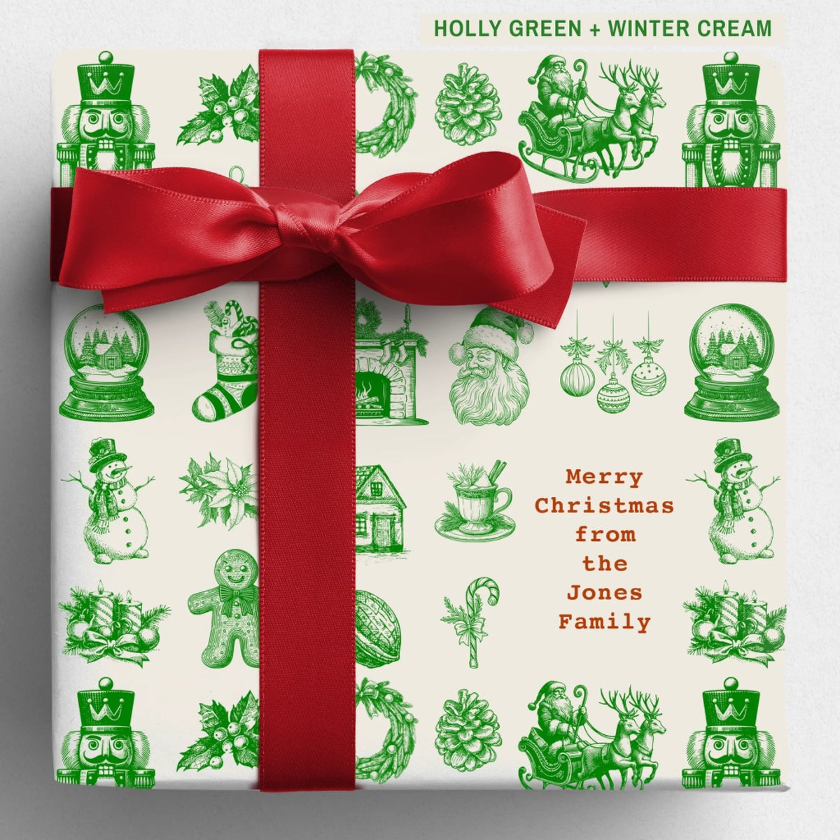 Labelled HollyGreen+WinterCreamMockup