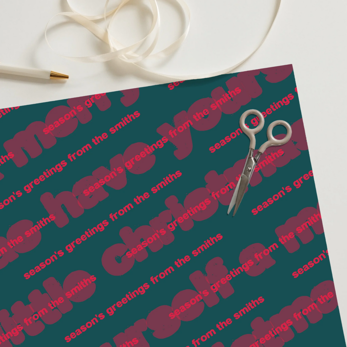 Scissors Mockup White